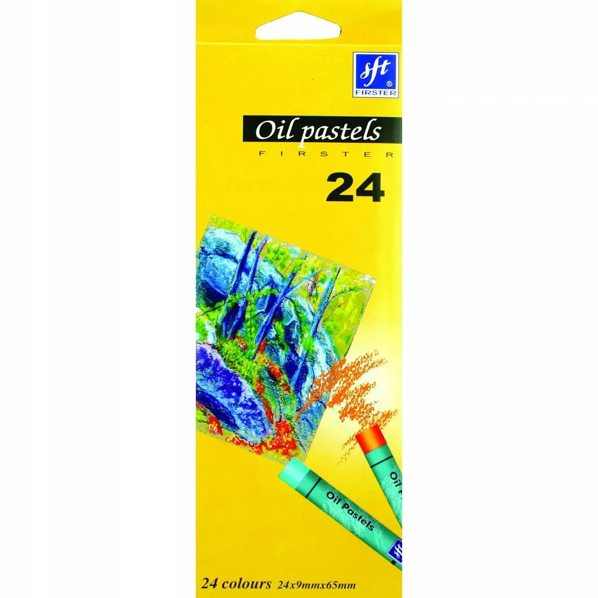 Pastele olejne 24 kolory - Papiernicze i szkolne