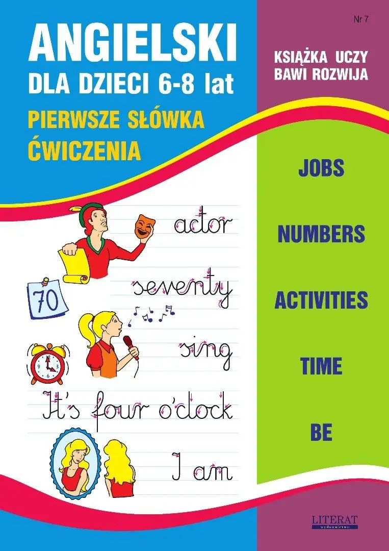 Angielski dla dzieci 6-8 lat. Nr 7. Pierwsze... - Książki