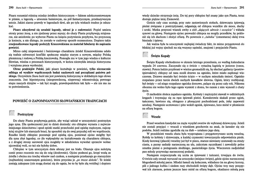 Stara baśń (wydanie z opracowaniem i streszczeniem) - Książki