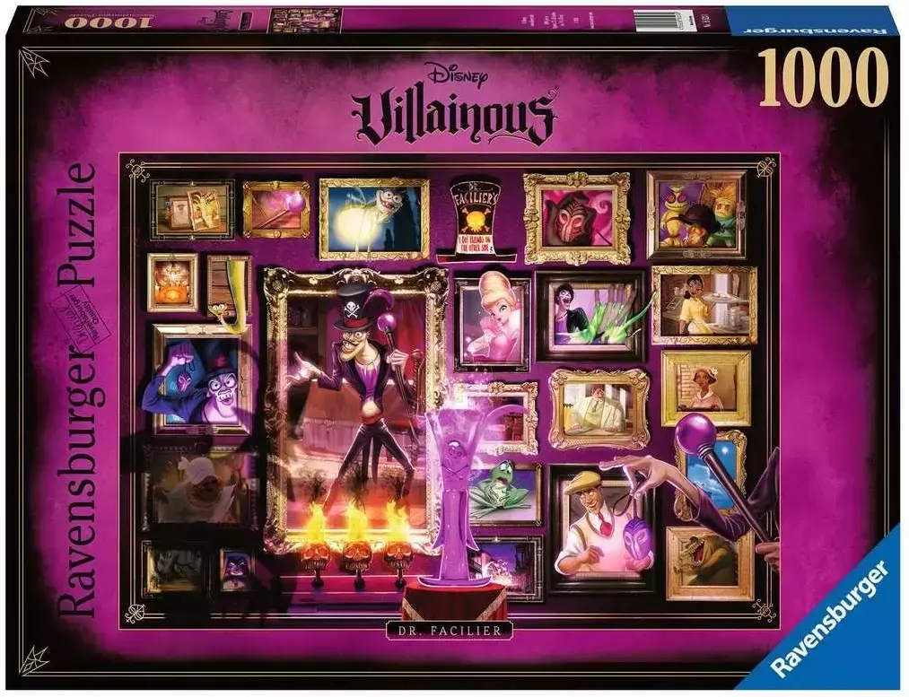 Puzzle 1000 elementów. Disney Czarne Charaktery. Doktor Facilier - Puzzle
