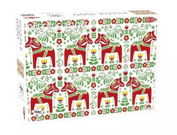 Puzzle 1000 Folk Art Pattern - Puzzle