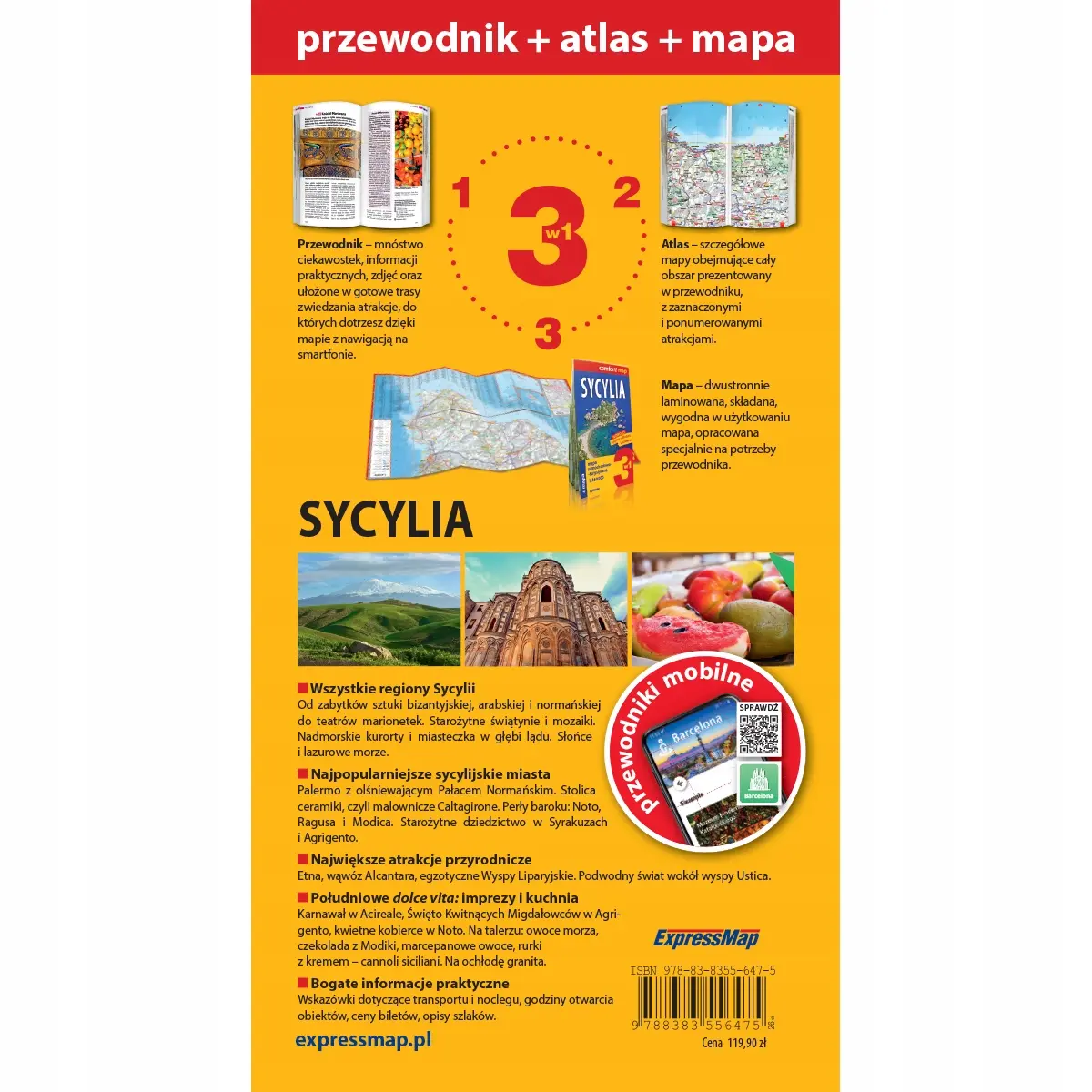 Sycylia Zestaw Przewodnikowy 3w1 - Książki