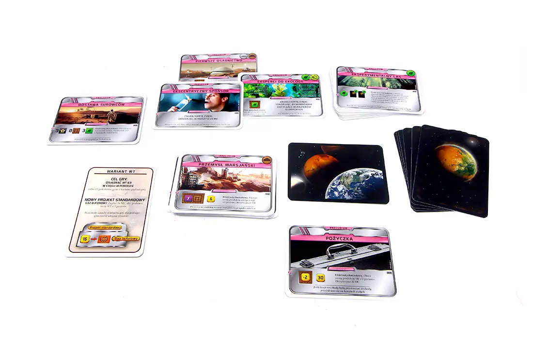Terraformacja Marsa. Preludium, dodatek - Gry