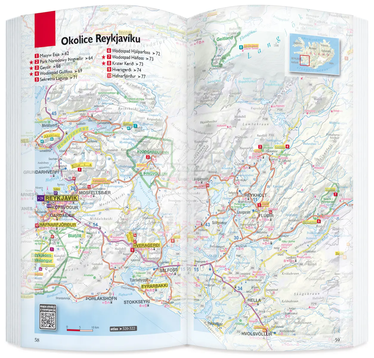 Islandia 3w1. Przewodnik + atlas + mapa - Książki