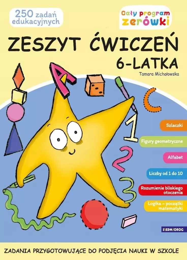 Zeszyt ćwiczeń 6-latka - Książki