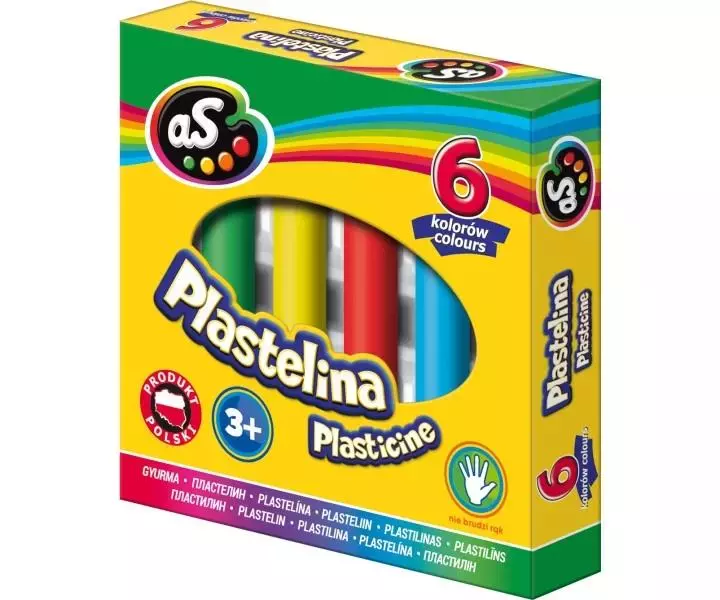 Plastelina, 6 kolorów - Papiernicze i szkolne