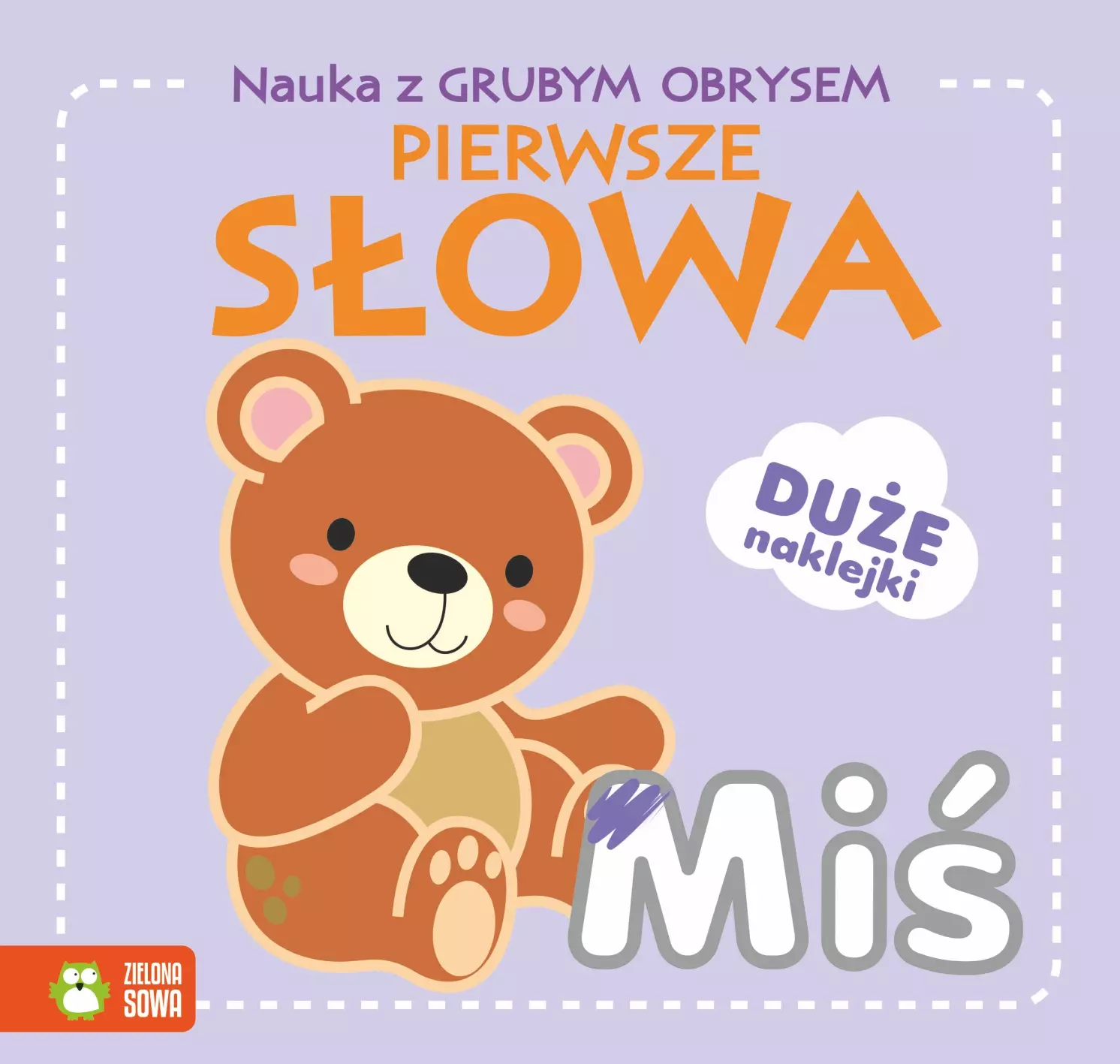 Nauka z grubym obrysem. Pierwsze słowa - Książki