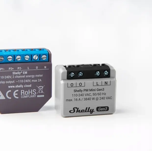 Sterownik Shelly PM Mini Gen3 WiFi/Bluetooth - Elektronika i akcesoria