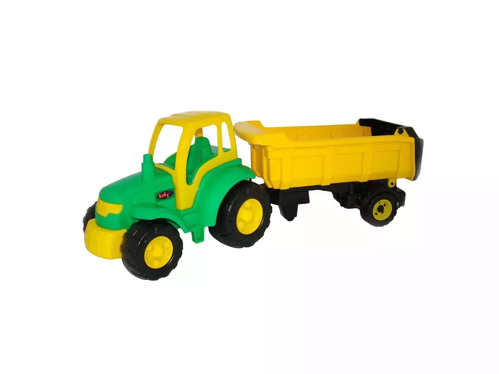 Polesie Poland, traktor z naczepą Mistrz - Zabawki