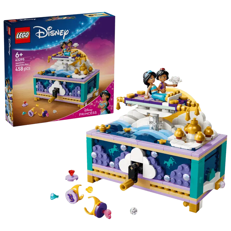 LEGO Disney™ Szkatułka na biżuterię Dżasminy 43295 - Zabawki