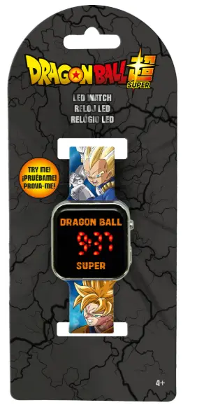 Dragon Ball Z. Zegarek LED z kalendarzem - Zabawki