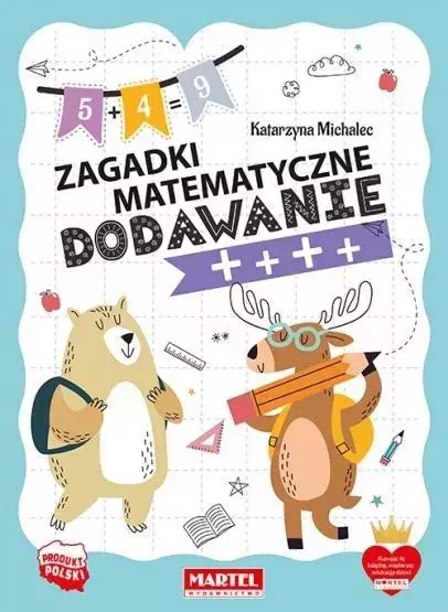 Zagadki matematyczne. Dodawanie - Książki