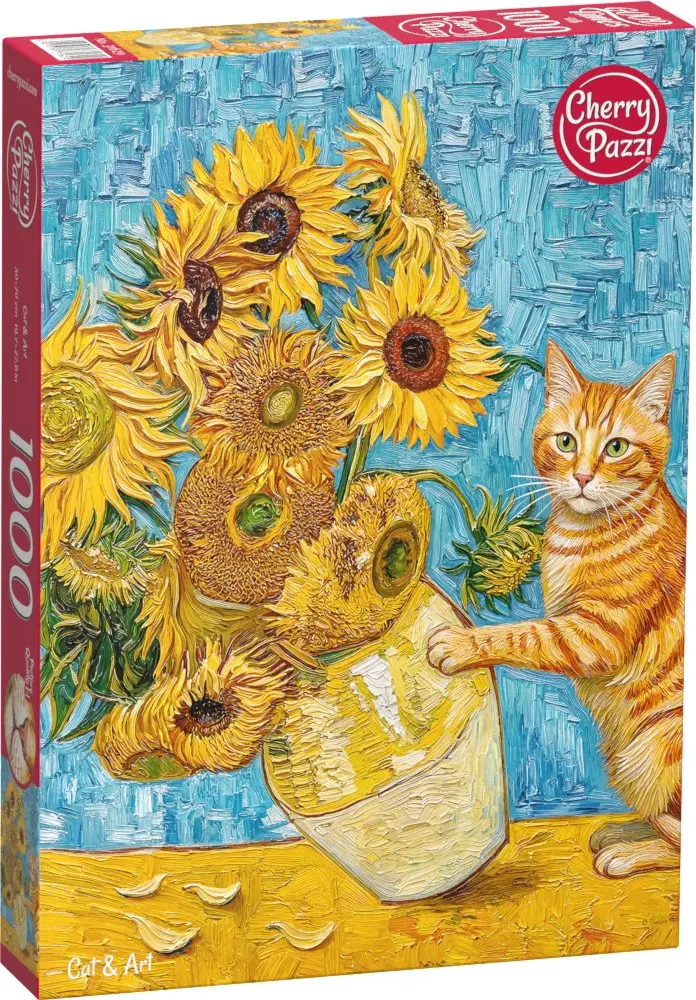 Puzzle 1000 CherryPazzi Cat & Art 31629           - Puzzle