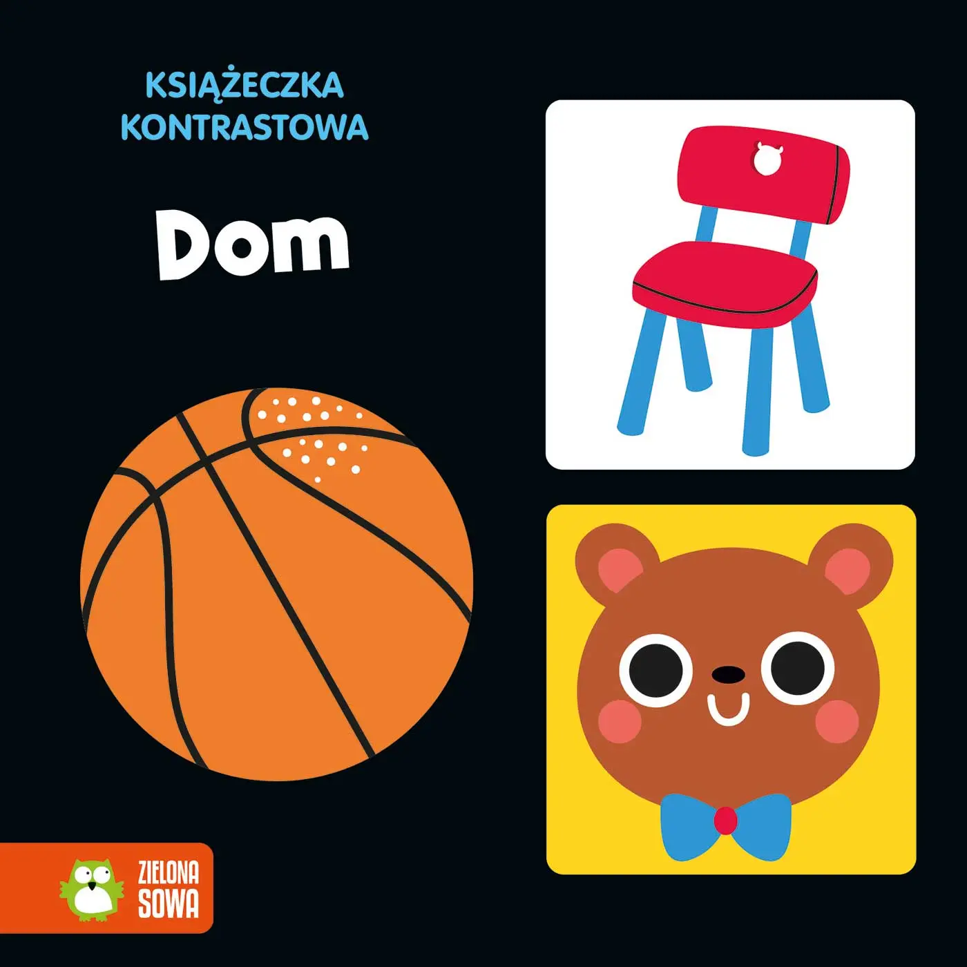 Książeczka kontrastowa. Dom - Książki