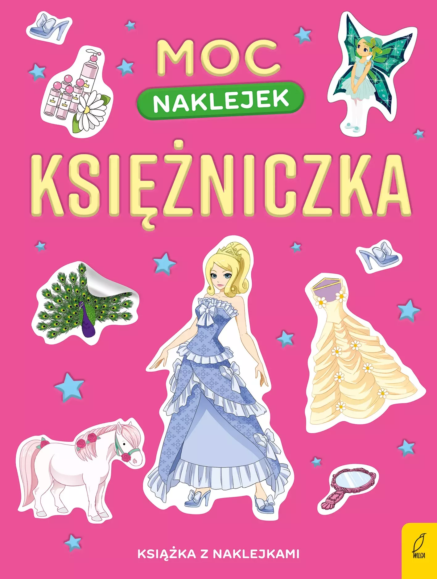 Moc naklejek. Księżniczka - Książki