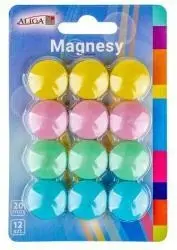 Magnesy MG-3514 2CM Mix KOL.12SZT MG-3514 - Papiernicze i szkolne