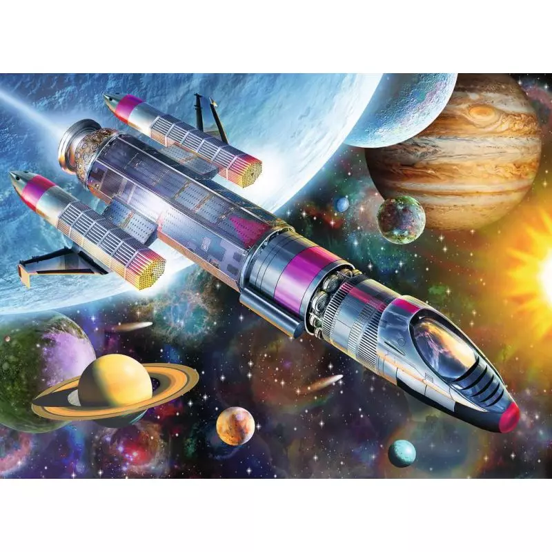 Puzzle XXL 100 elementów. Misja kosmiczna - Puzzle