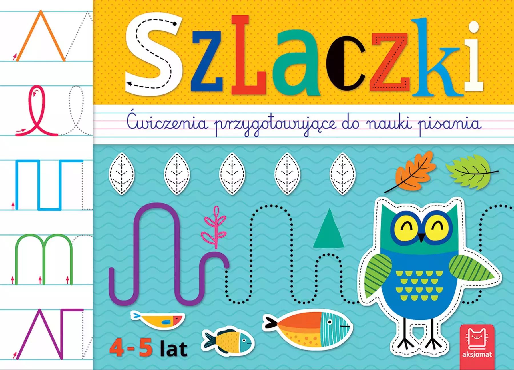 Szlaczki. Ćwiczenia przygotowujące do nauki pisania 4-5 lat - Książki