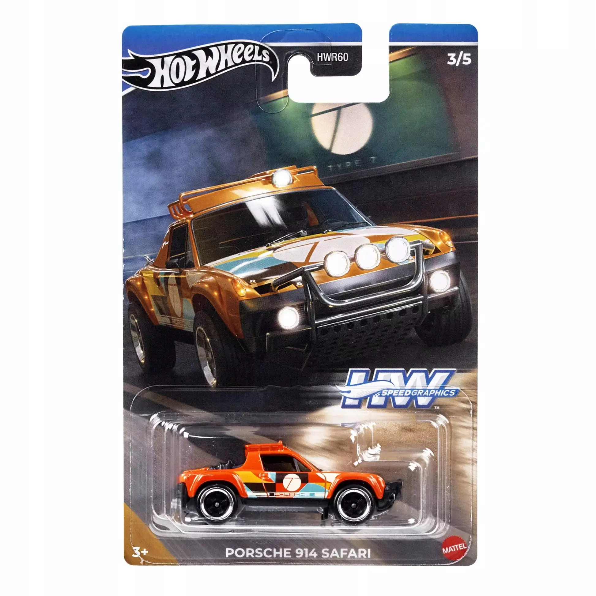HOT WHEELS Speed Graphics Series PORSCHE 914 SAFARI - Zabawki