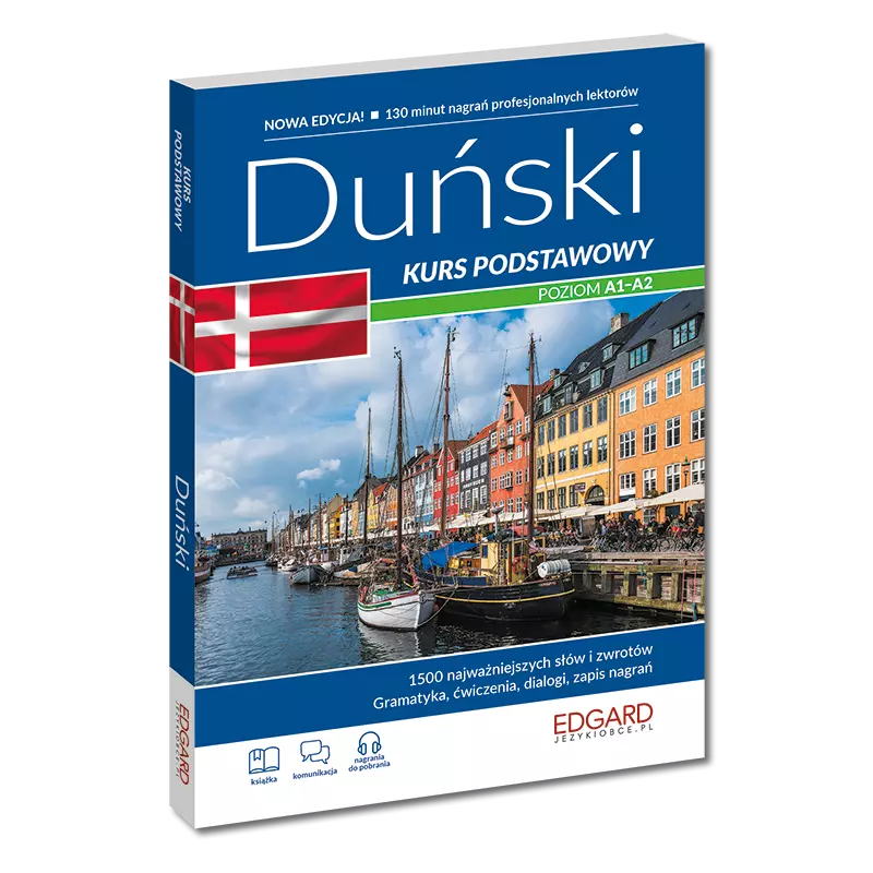Duński. Kurs podstawowy. Wydawnictwo Edgard - Książki