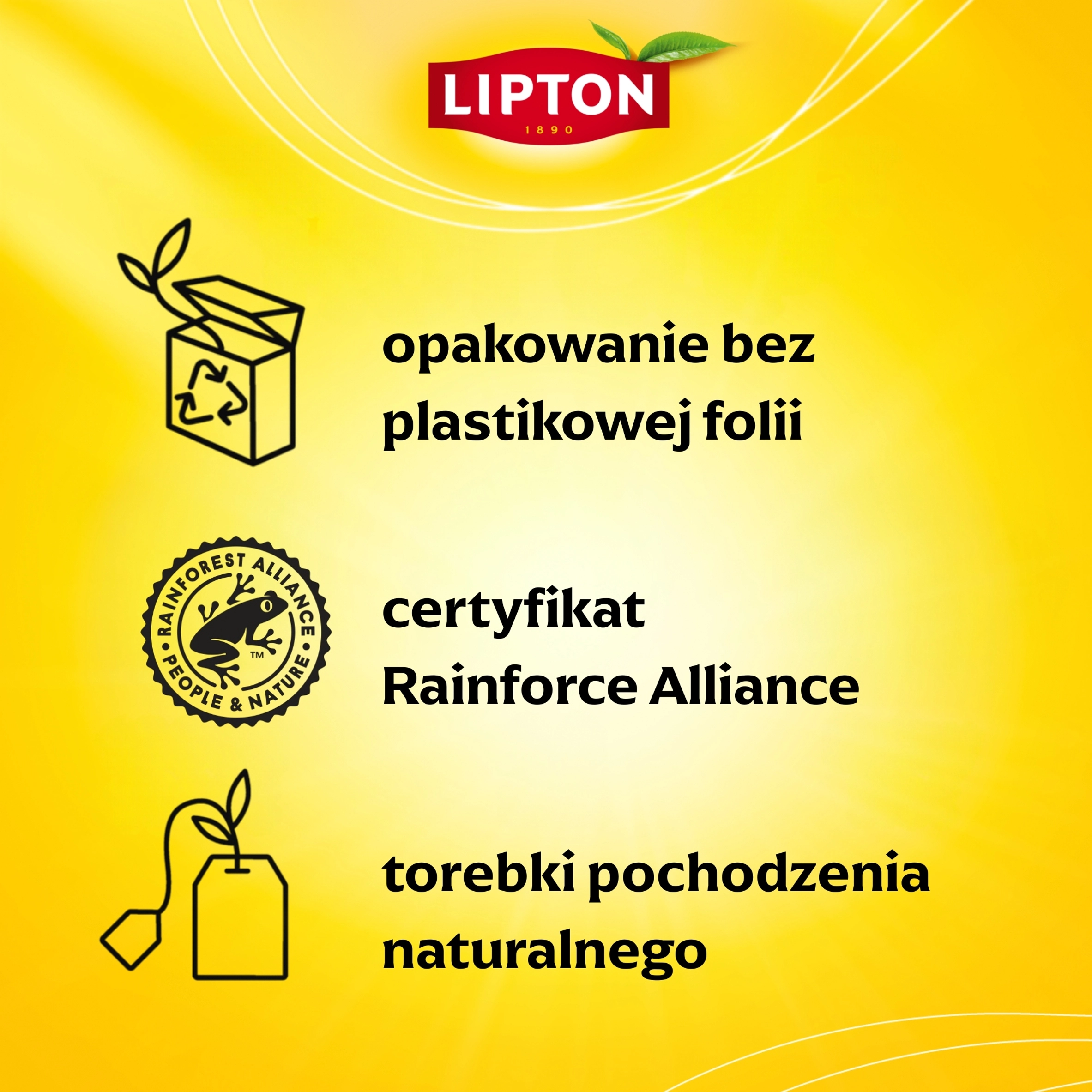 Herbata czarna Lipton Earl Grey, 75 g (50 torebek) - Papiernicze i szkolne