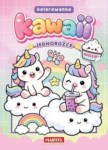 Kawaii Jednorożce z naklejkami - Książki