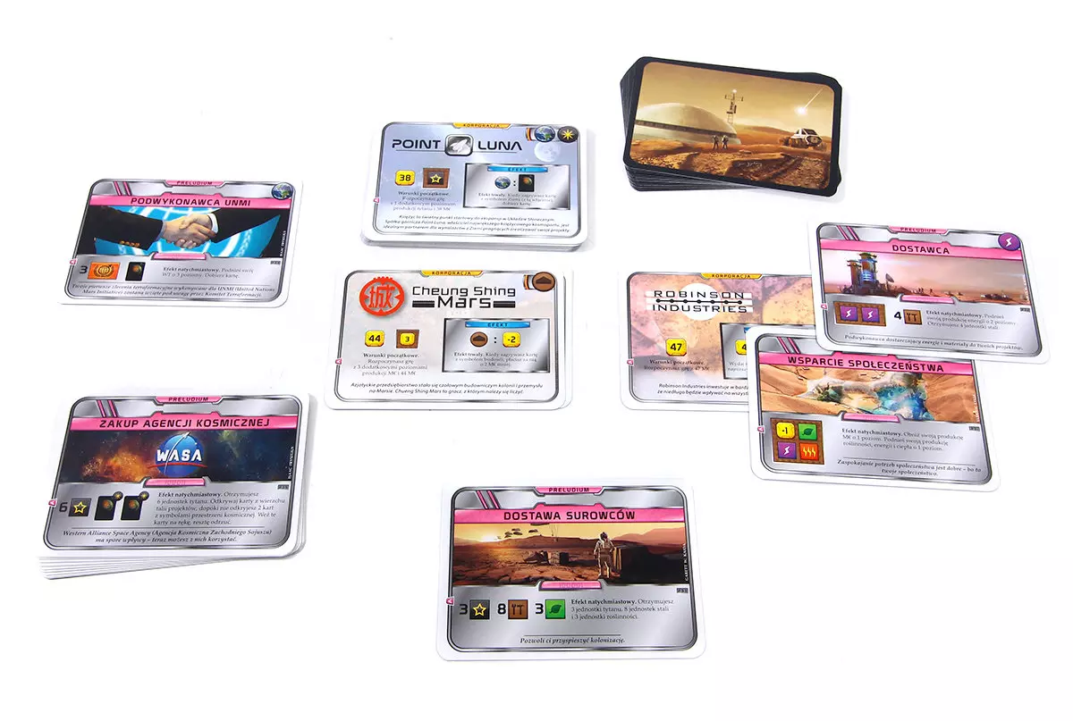 Terraformacja Marsa. Preludium, dodatek - Gry