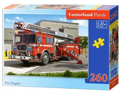 Puzzle 260 elementów. Wóz strażacki - Puzzle