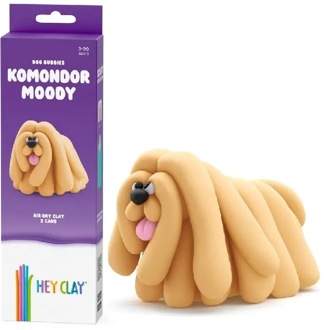 Hey Clay. Psi przyjaciele. Komondor - Zabawki