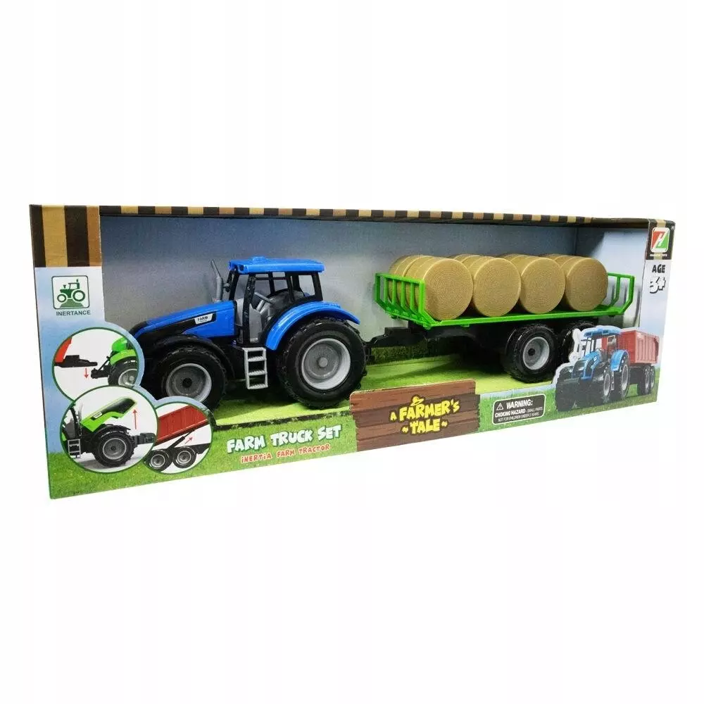 Traktor z przyczepą 43cm - Książki