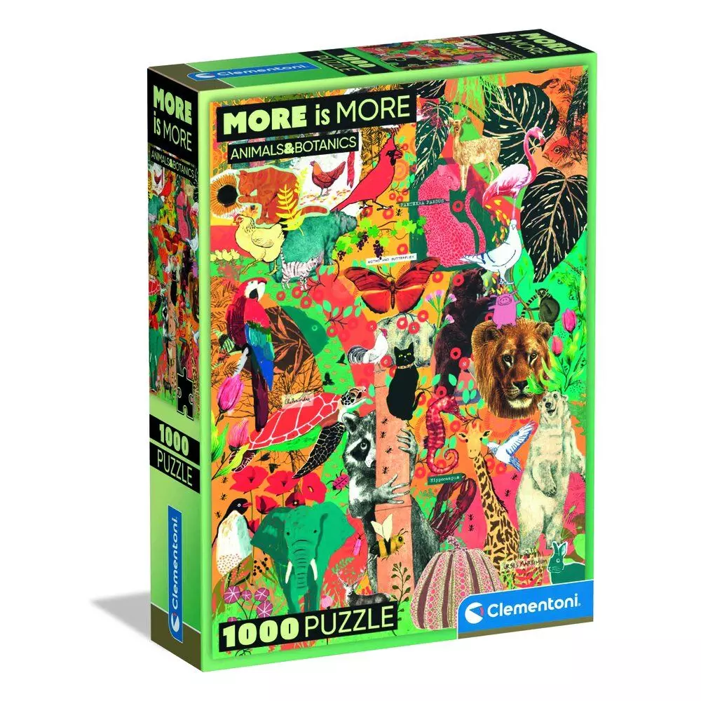 CLE puzzle 1000 Compact Animals_Botanics 37073 - Zabawki