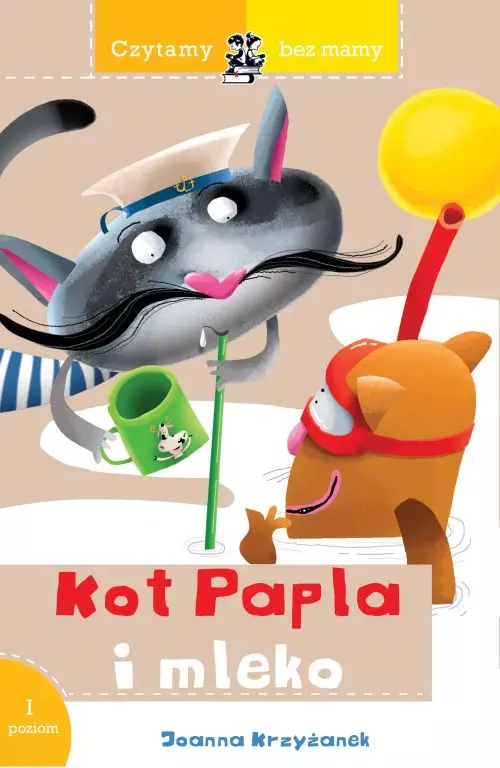 Czytamy bez mamy. Kot Papla i mleko - Książki
