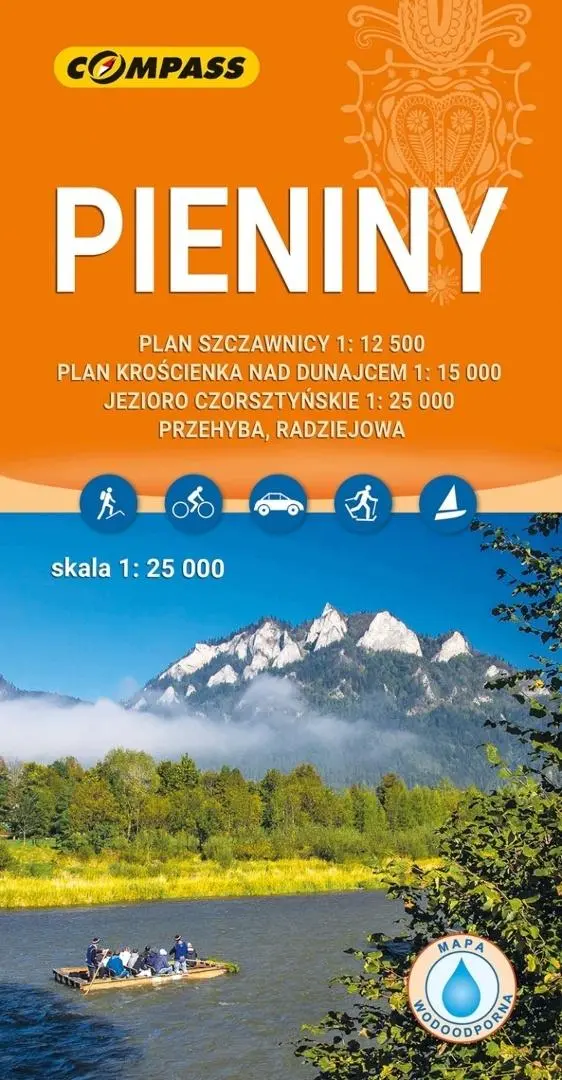 Mapa turystyczna - Pieniny 1:25 000 w.2026 - Książki