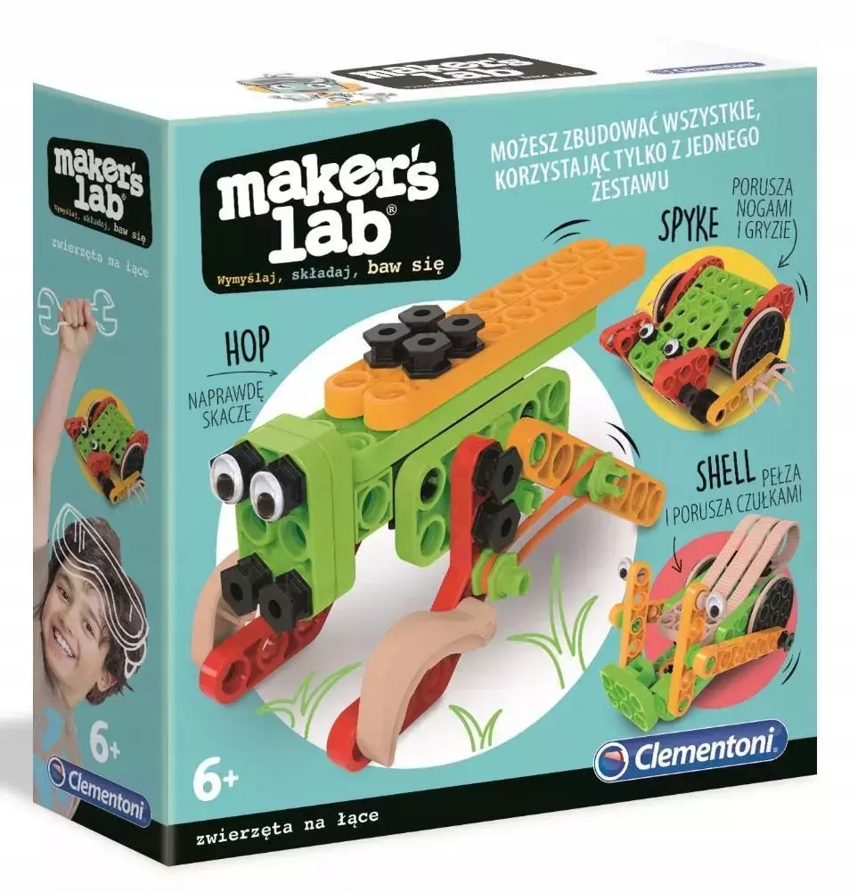 Maker's Lab. Zwierzęta na łące - Zabawki