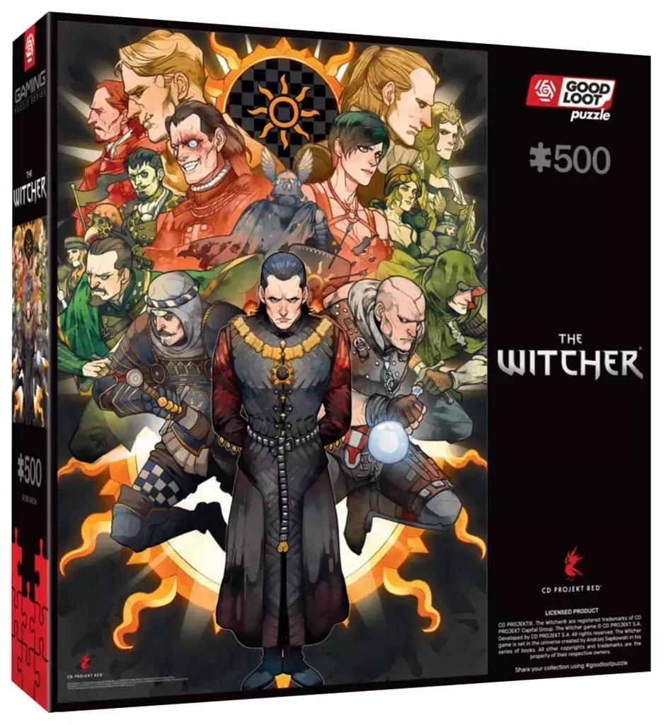 Puzzle 500 Gaming: The Witcher Nilfgaard - Puzzle