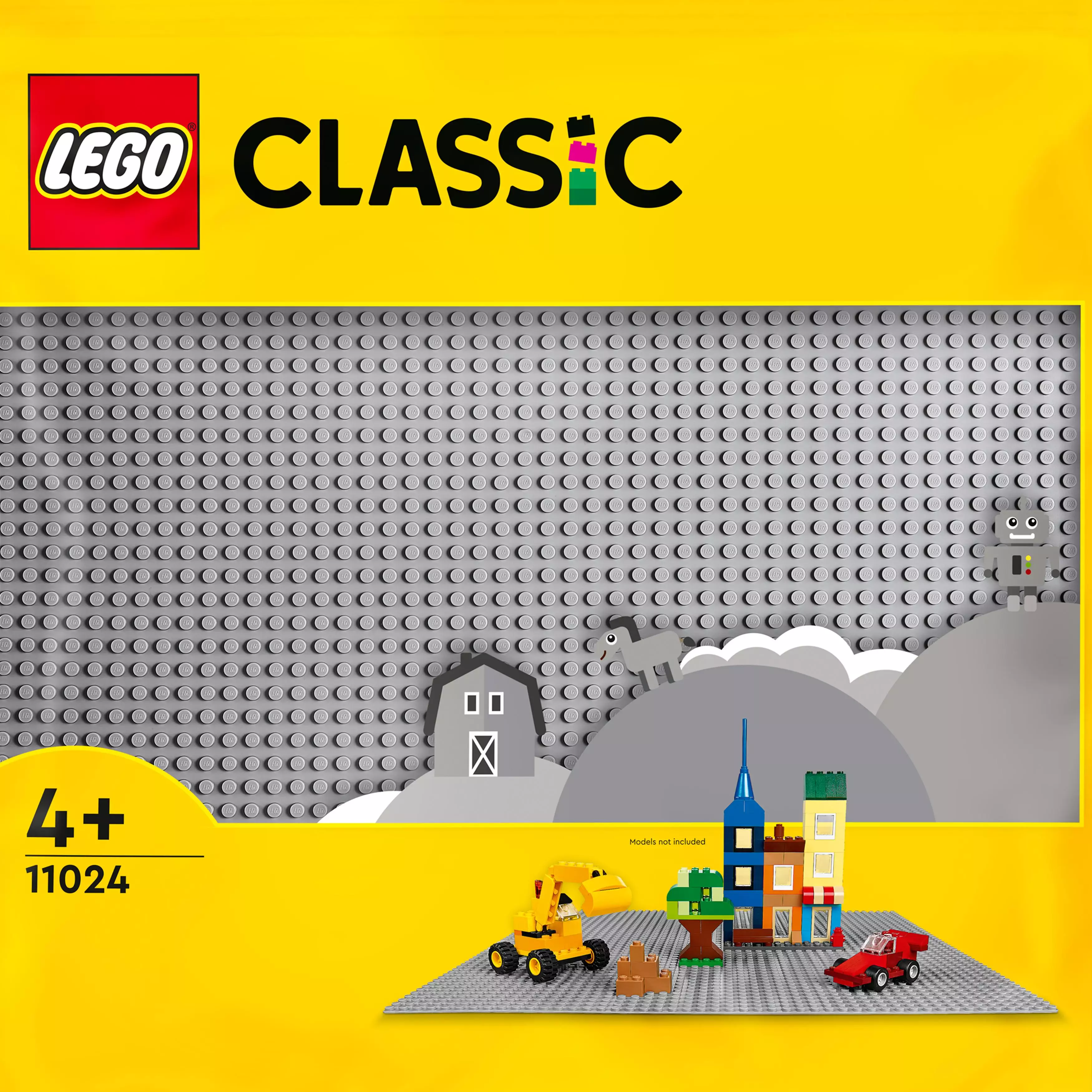 LEGO Classic Szara płytka konstrukcyjna 11024 - Zabawki
