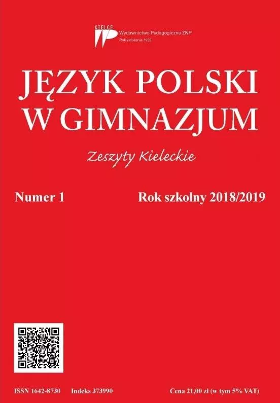 Język polski w gimnazjum nr 1 2018/2019 - Książki