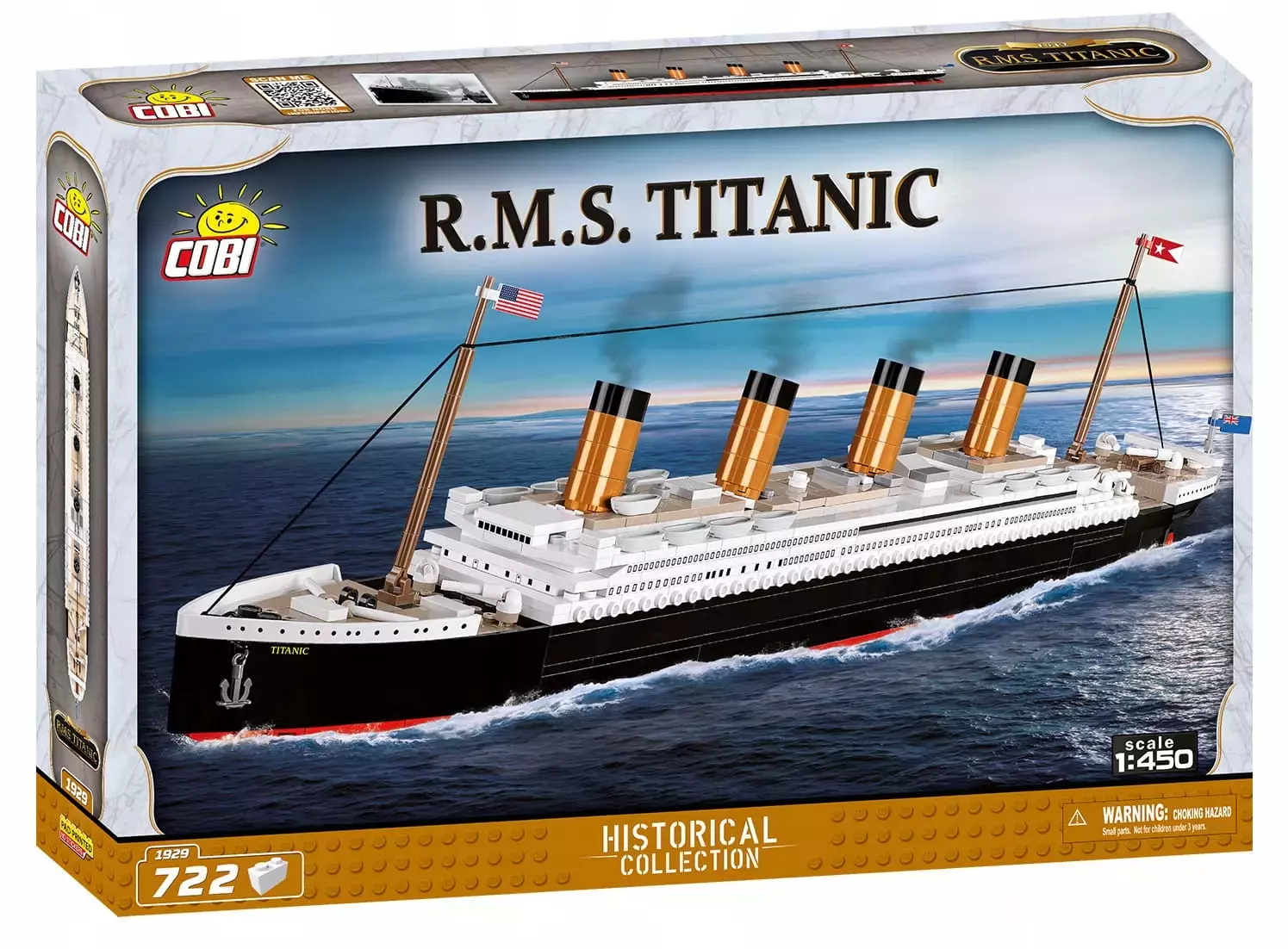 Cobi 1929. RMS Titanic 1:450 - Zabawki