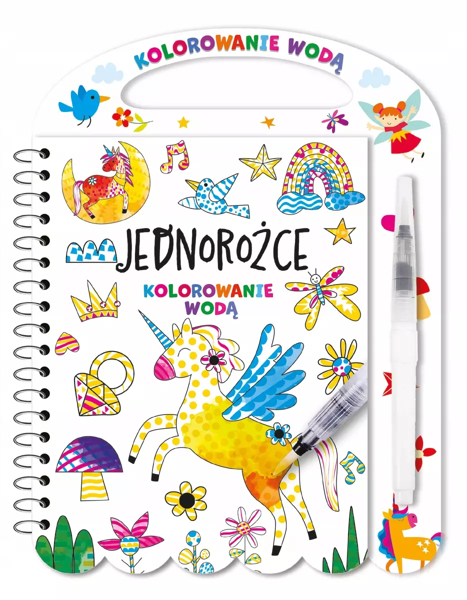 Kolorowanie wodą. Jednorożce - Książki