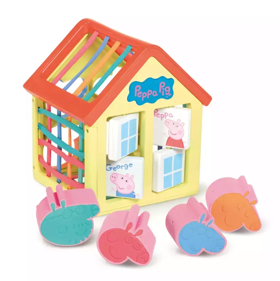 Tomy Toomies Świnka Peppa sorter domek Peppy - Zabawki