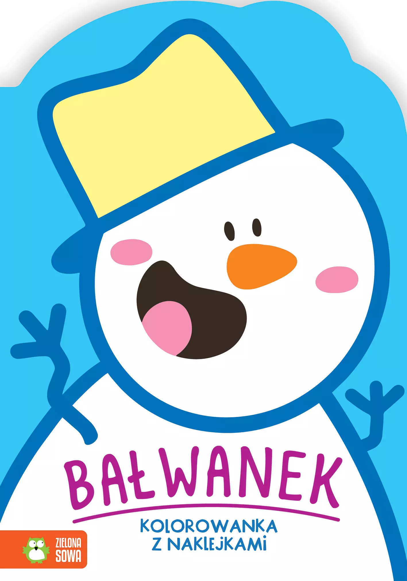 Zimowe kolorowanie. Bałwanek - Książki