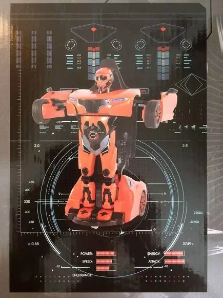 Auto robot transformacja R/C, 1:14 - Zabawki