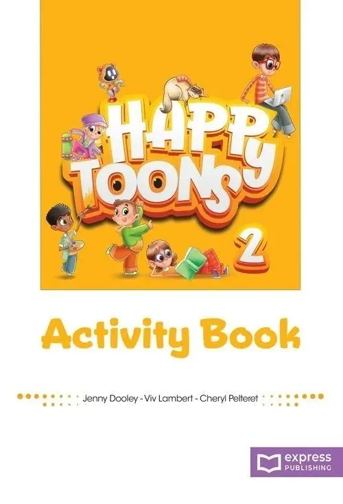 Happy Toons 2 edycja międzyna. AB + DigiBook (kod) - Książki
