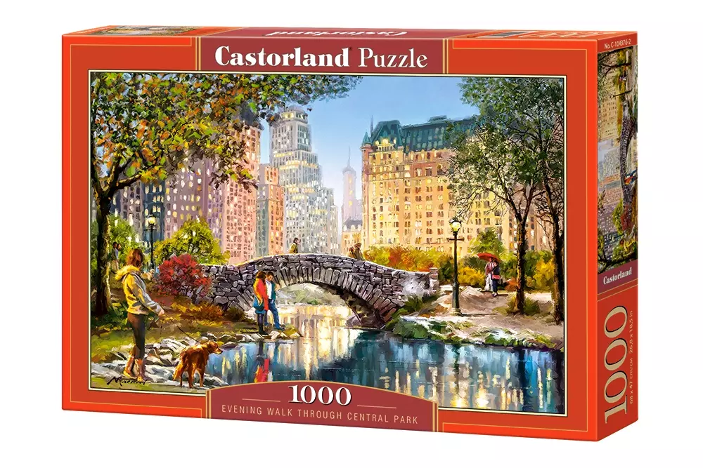 Puzzle 1000 elementów. Wieczorny spacer po Central Parku - Puzzle