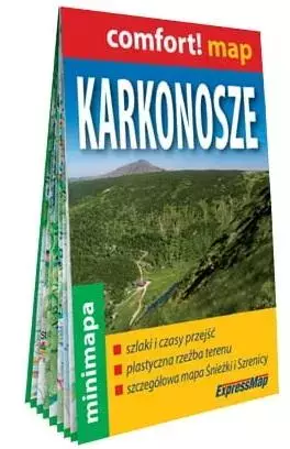Comfort! map. Karkonosze, minimapa - Książki