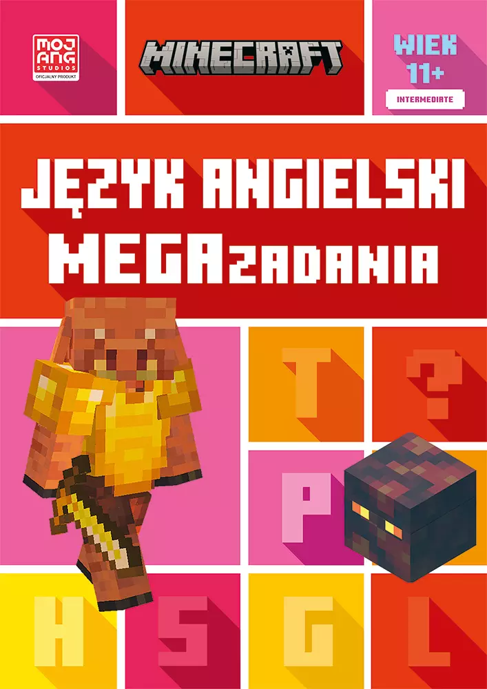 Minecraft. Język angielski. Megazadania 11+ - Książki
