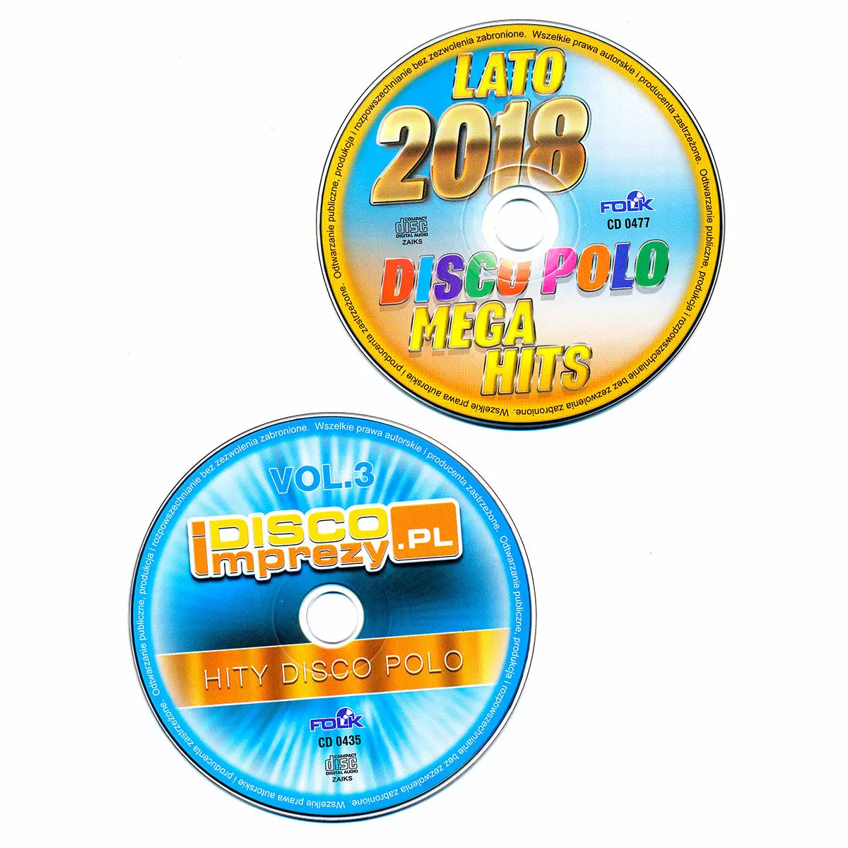 Lato 2018. Disco polo mega hits, 2 CD - Muzyka