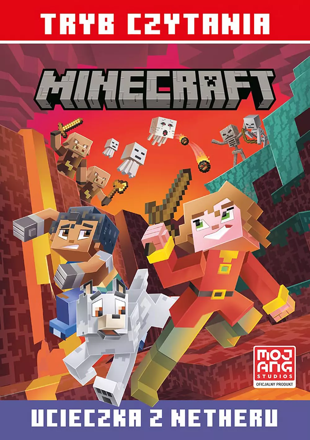 Minecraft. Tryb czytania. Ucieczka z Netheru - Książki