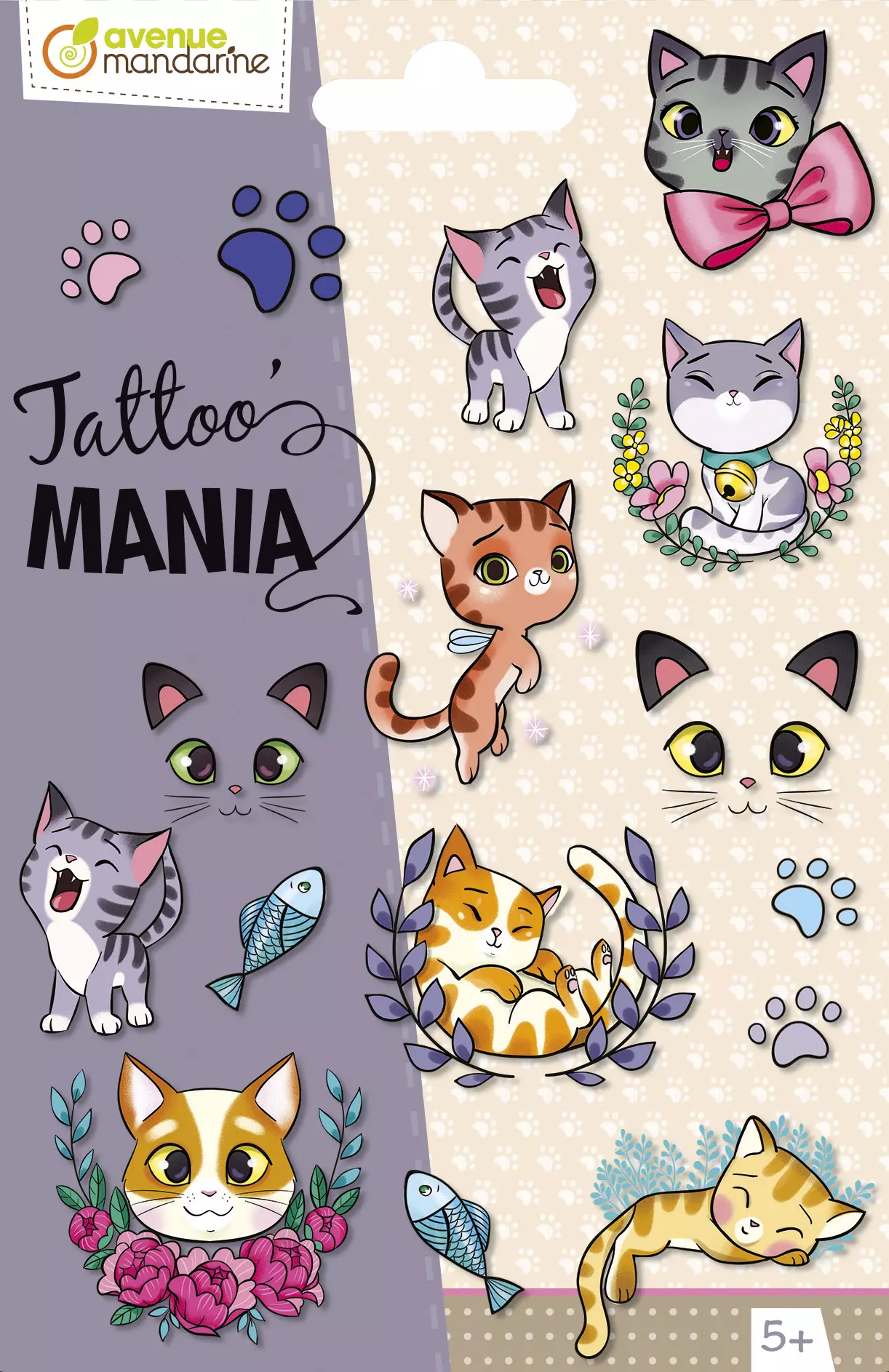 Tatuaże Tattoo Mania Koty - Zabawki