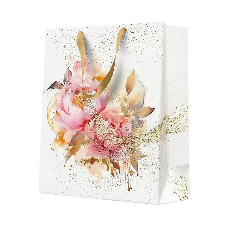 Torebka prezentowa Peonia, średnia - Papiernicze i szkolne
